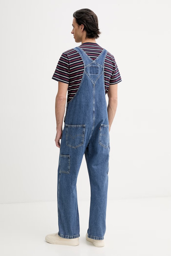Abbigliamento Levi's salopette di jeans LOOSE OVERALLS x WORKWEAR 0057W blu