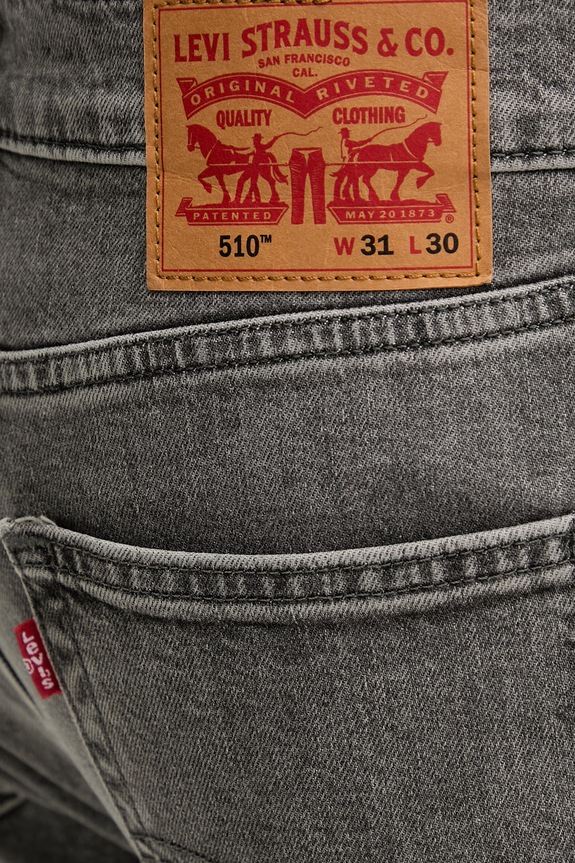 Τζιν παντελόνι Levi's 510™ SKINNY γκρί 05510.1406