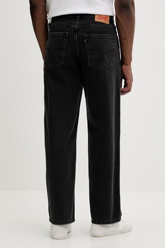 Oblečenie Levi's rifle relaxed fit pánske 578™ BAGGY A4750.0029 čierna
