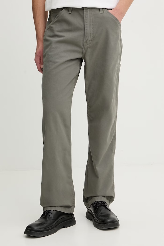 Τζιν παντελόνι Levi's 568 LOOSE STRT CARPENTER x WORKWEAR πράσινο 55849.0075