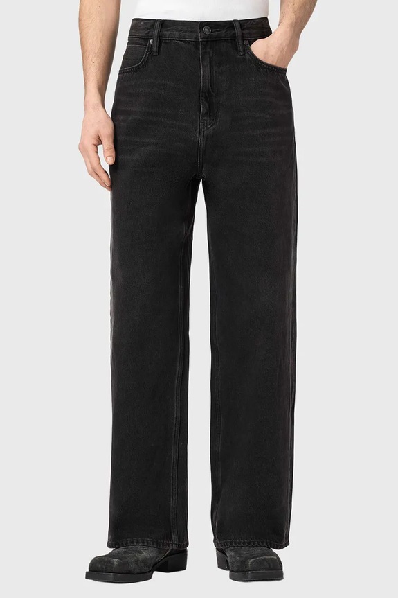 AllSaints jeansy BIG czarny M002EE
