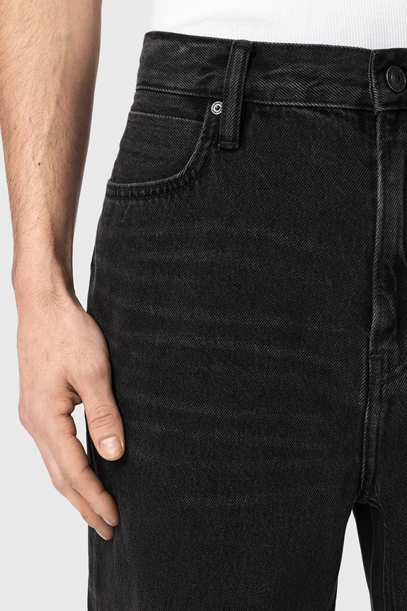 AllSaints jeansy BIG czarny M002EE