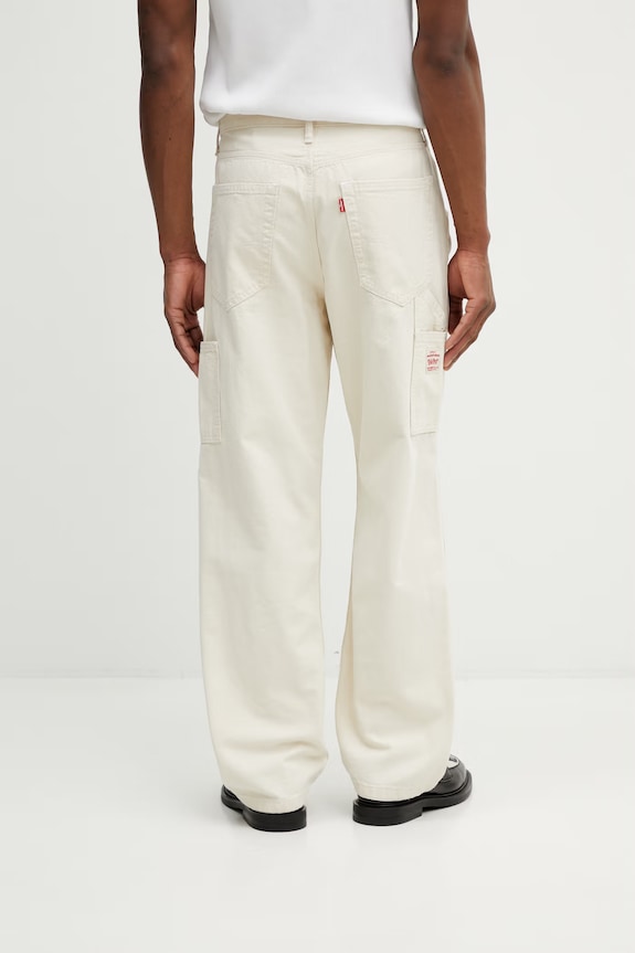 Oblečenie Rifle Levi's 568 LOOSE STRT CARPENTER x WORKWEAR 55849.0076 béžová