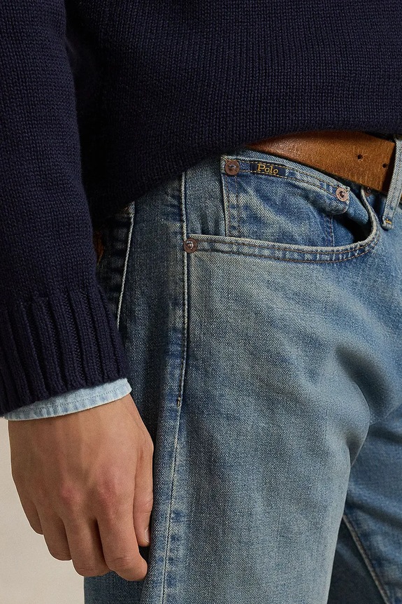 Τζιν παντελόνι Polo Ralph Lauren μπλε 710982493