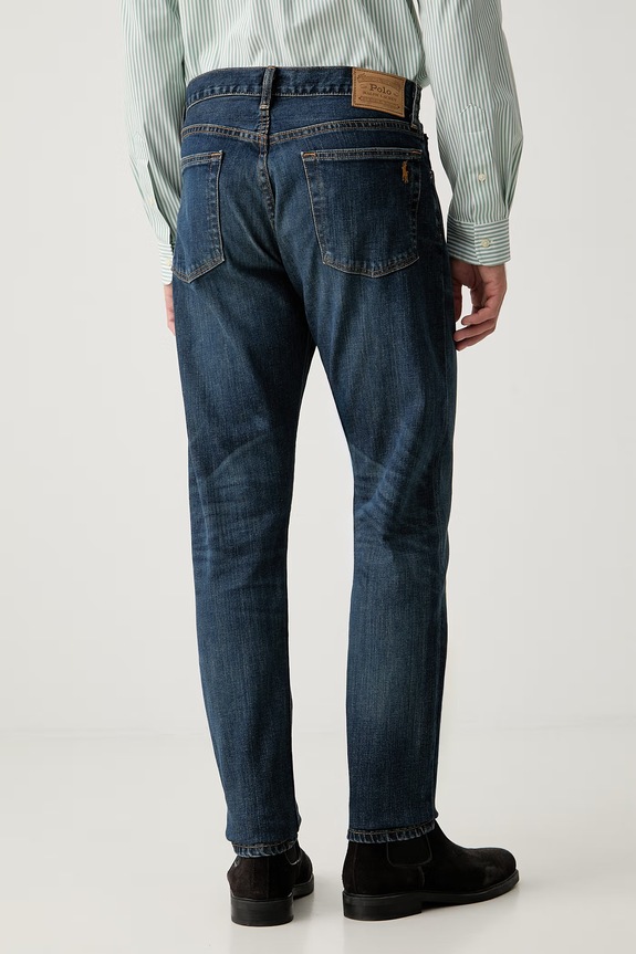 Îmbrăcăminte Polo Ralph Lauren blugi skinny pentru bărbați 710B16987 albastru