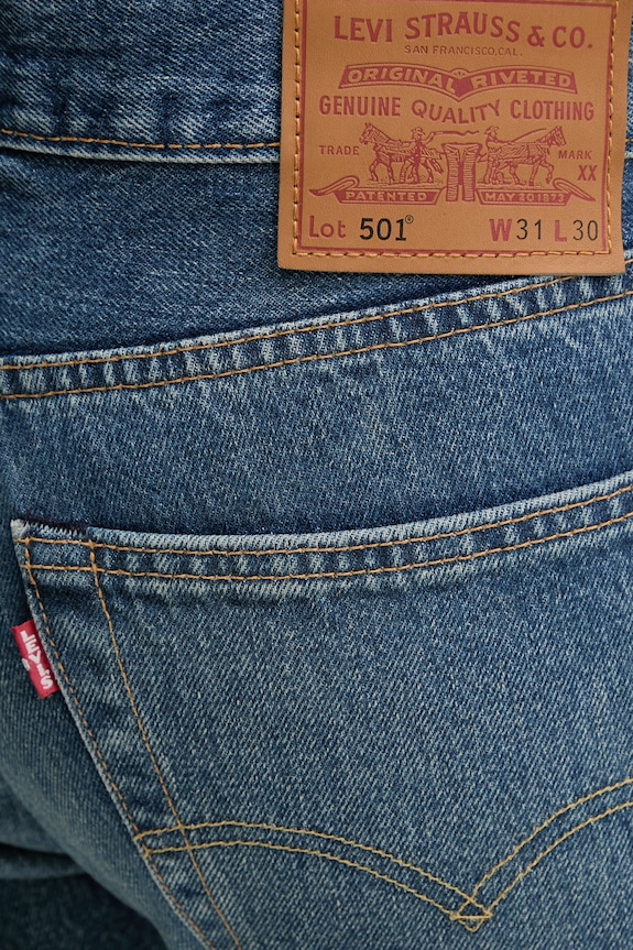 Τζιν παντελόνι Levi's 501® LEVIS®ORIGINAL FIT μπλε 00501.3785