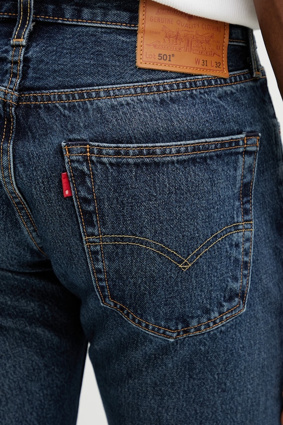 Levi's jeansy 501® LEVIS®ORIGINAL FIT granatowy 00501.3852