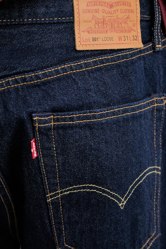 Levi's jeansy 501® LOOSE granatowy 0057U