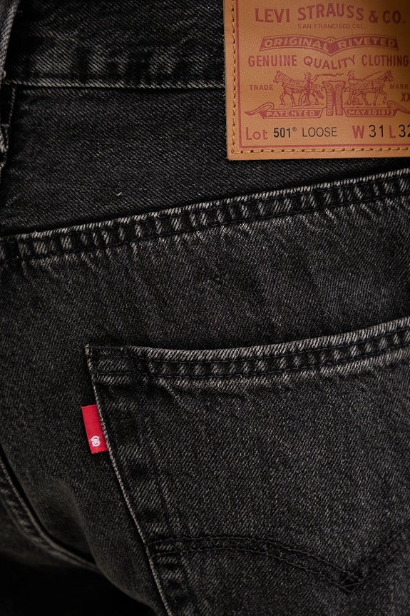 Τζιν παντελόνι Levi's 501® LOOSE μαύρο 0057U