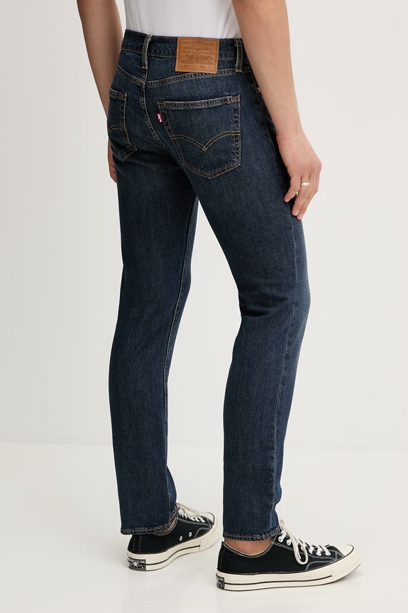 Ρούχα Τζιν με προσθήκη λινού Levi's 511™ SLIM 04511.6358 μπλε
