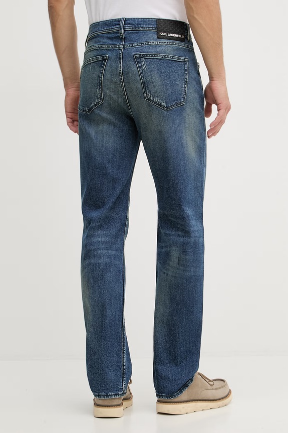 Oblačila Karl Lagerfeld kavbojke relaxed kroja moške KL-JARED 562850.265509 modra