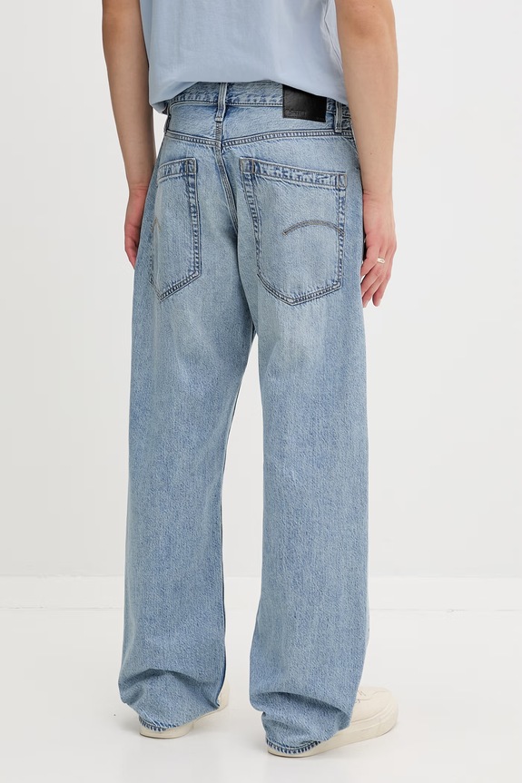 Odzież G-Star jeansy relaxed fit męskie Deeggie Relaxed Straight D27736.D536 niebieski