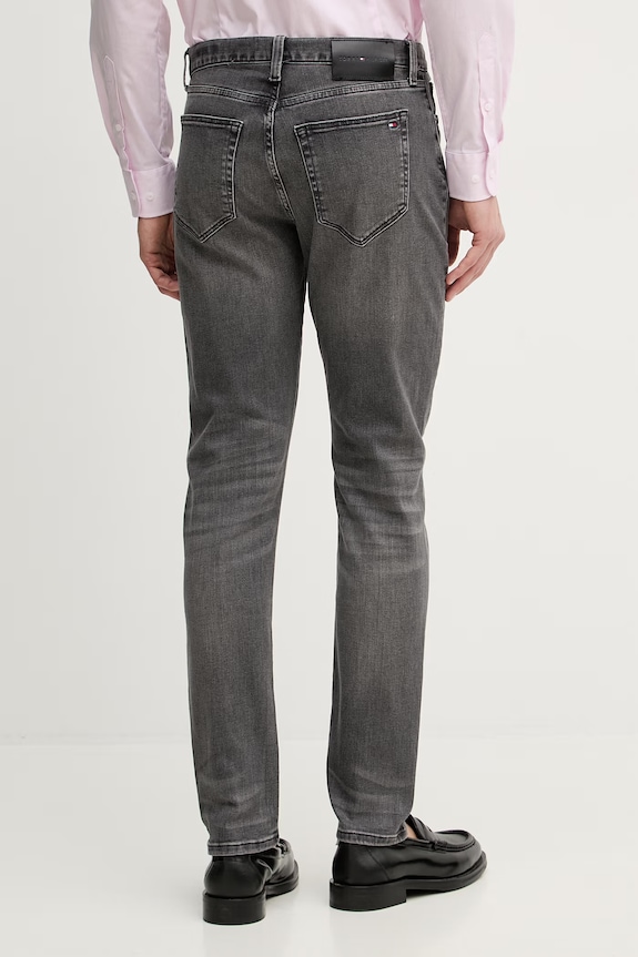 Îmbrăcăminte Tommy Hilfiger blugi slim fit pentru bărbați MW0MW42315 gri