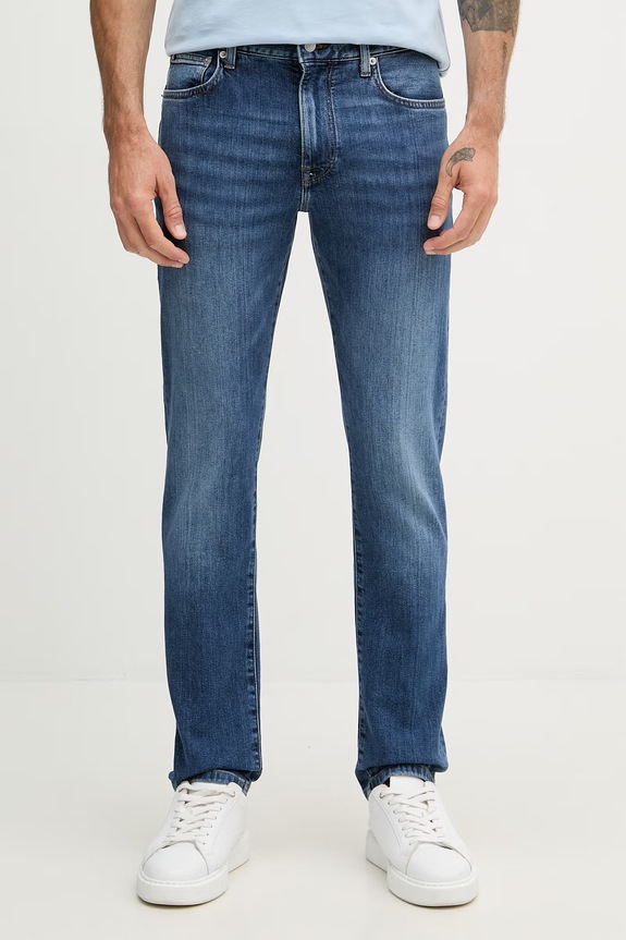 Tommy Hilfiger rifle slim fit pánske modrá MW0MW42317