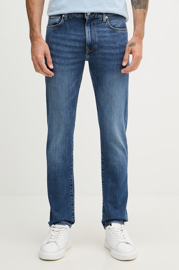 Tommy Hilfiger rifle slim fit pánske modrá MW0MW42317