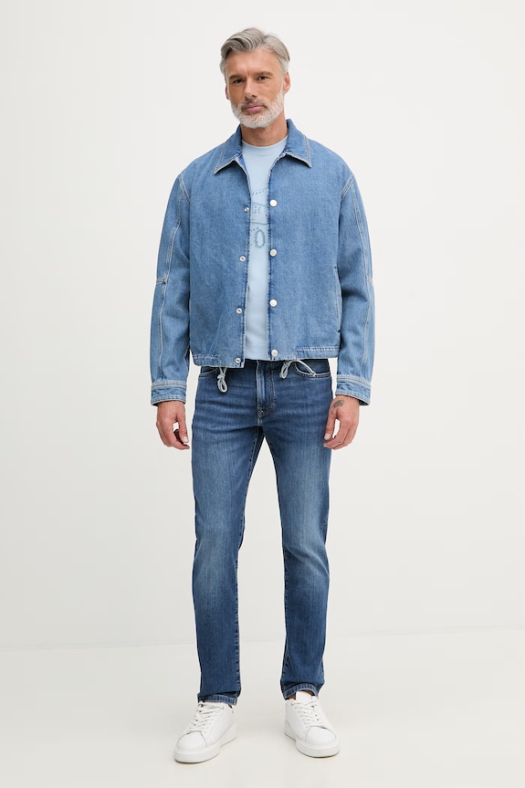 Tommy Hilfiger rifle slim fit pánske MW0MW42317 modrá SS26