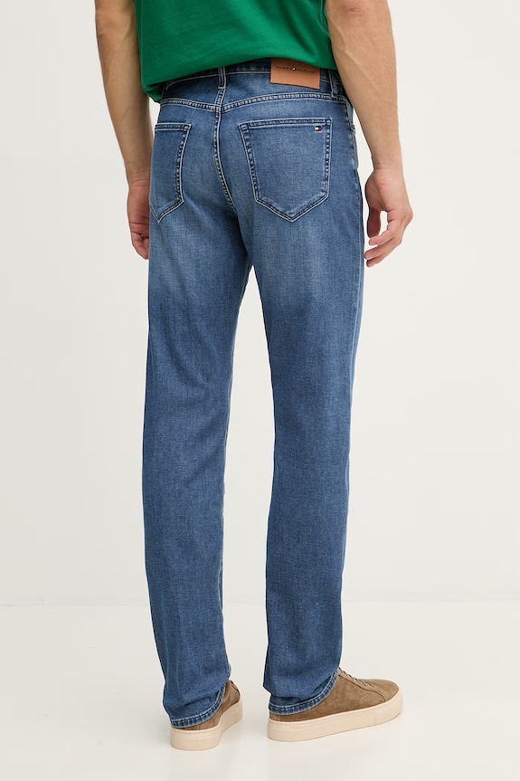 Odjeća Tommy Hilfiger slim fit traperice za muškarce MW0MW42320 plava