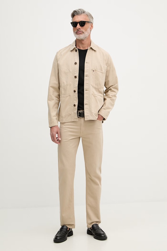 Tommy Hilfiger rifle regular pánske MW0MW42323 béžová SS26