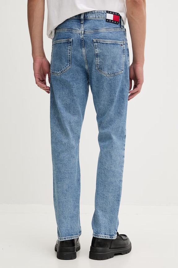 Odzież Tommy Jeans jeansy slim fit męskie DM0DM22863 niebieski