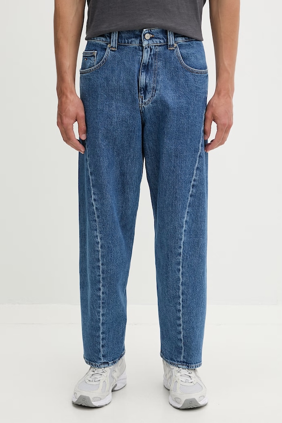 Tommy Jeans jeansy barrel męskie niebieski DM0DM22871