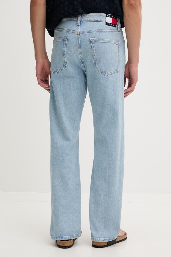Odzież Tommy Jeans jeansy regular męskie DM0DM23060 niebieski
