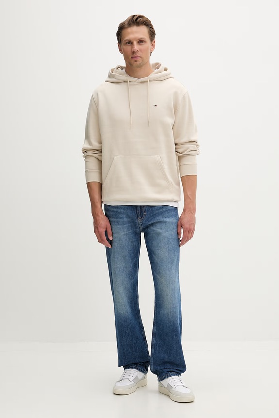Tommy Jeans jeansy straight męskie DM0DM23267 granatowy SS26