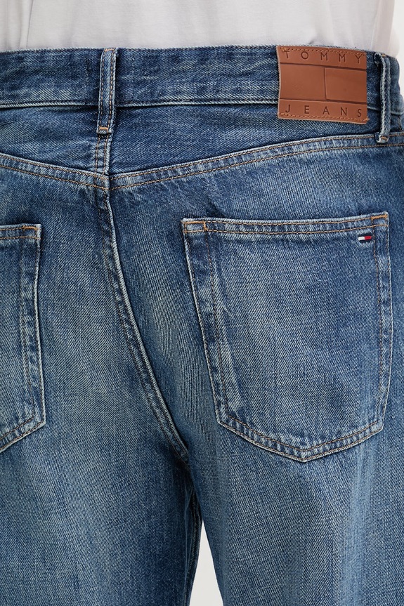 Tommy Jeans jeansy straight męskie granatowy DM0DM23267