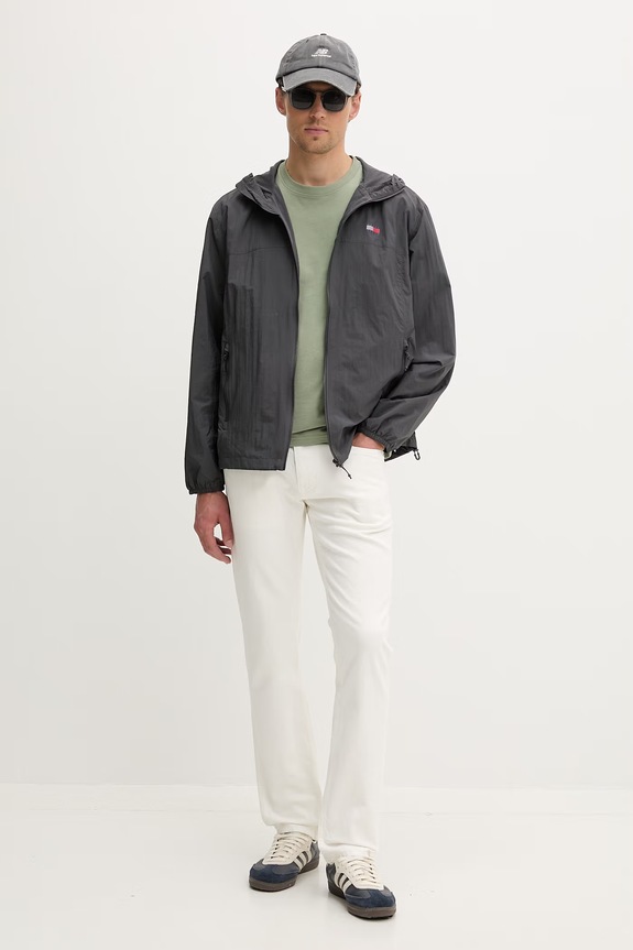 Tommy Jeans jeansy slim fit męskie DM0DM23270 biały SS26