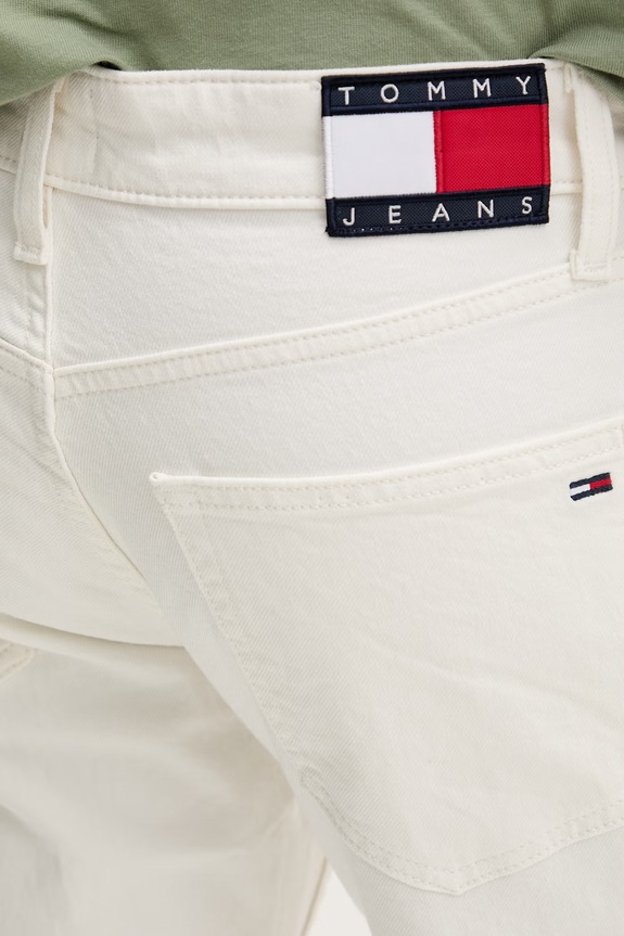 Tommy Jeans jeansy slim fit męskie biały DM0DM23270
