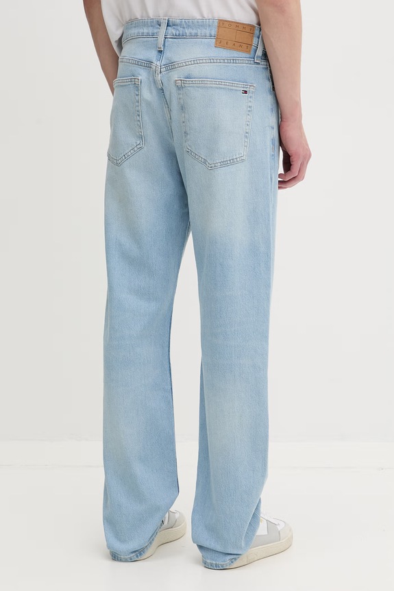 Odzież Tommy Jeans jeansy regularne męskie DM0DM23283 niebieski
