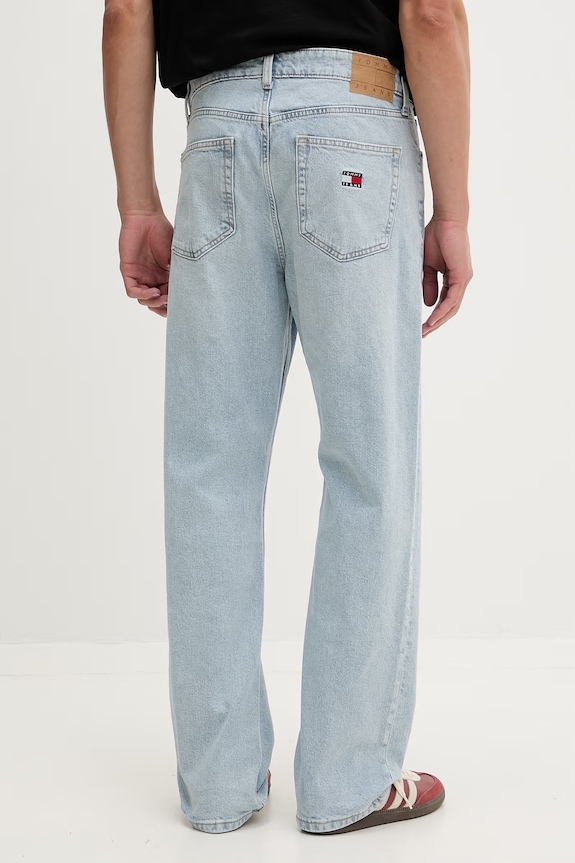 Odzież Tommy Jeans jeansy regularne męskie DM0DM23304 niebieski