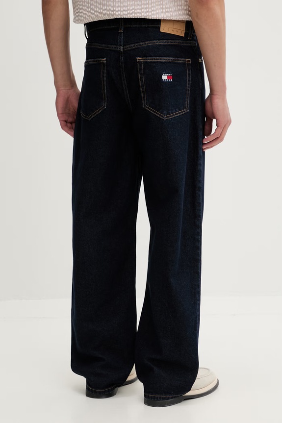 Odzież Tommy Jeans jeansy relaxed fit męskie DM0DM23307 granatowy