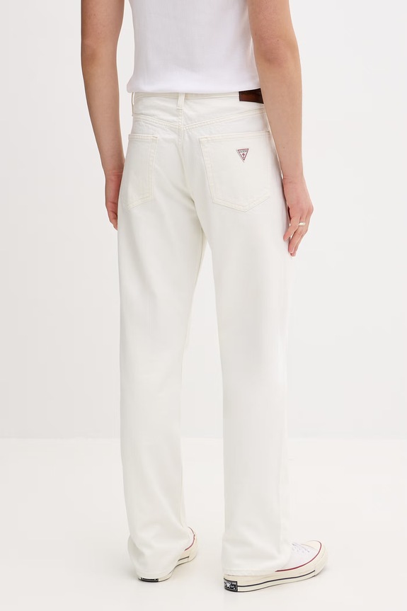 Oblečenie Guess Jeans rifle rovné pánske M5GA1B.D5OC1 béžová