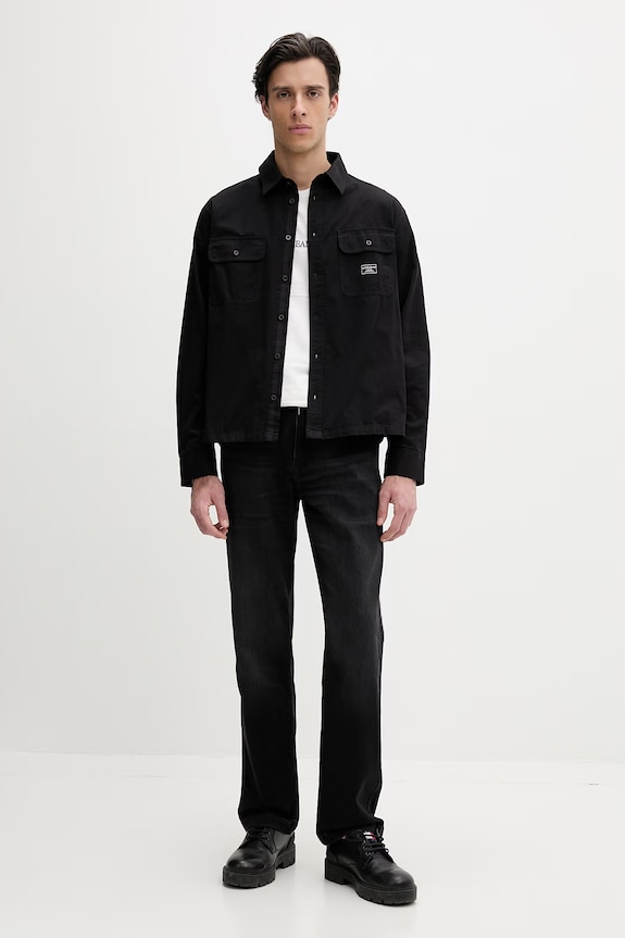 Guess Jeans Παντελόνι jogger Ανδρικό ντένιμο M6GA0I.D8003 μαύρο SS26