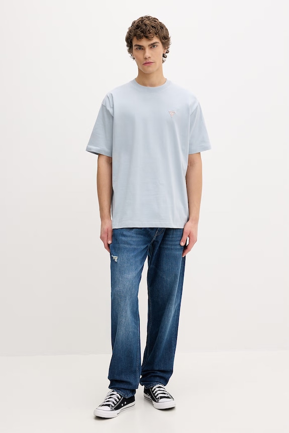 Guess Jeans rifle relaxed fit pánske M6RA90.D002F tmavomodrá SS26