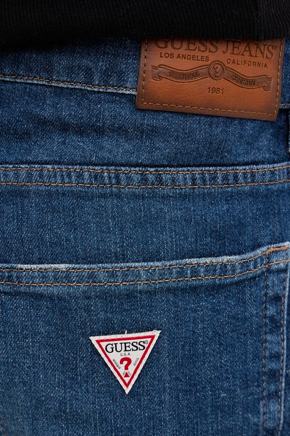 Guess Jeans rifle relaxed fit pánske tmavomodrá M6RA90.D002F