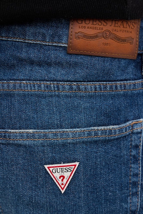 Guess Jeans rifle relaxed fit pánske tmavomodrá M6RA90.D002F