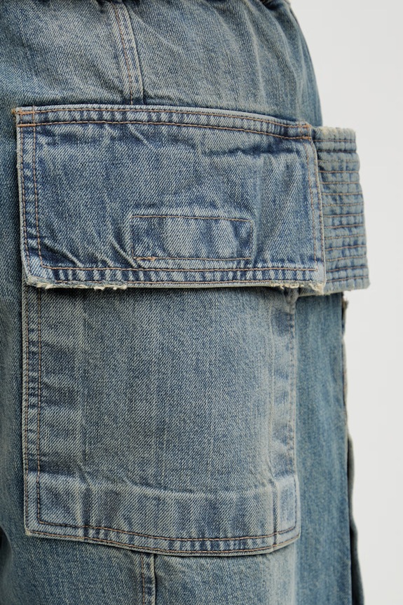 Rick Owens DRKSHDW jeansy DU01F4394.DWB niebieski