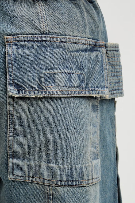 Rick Owens DRKSHDW jeansy DU01F4394.DWB niebieski