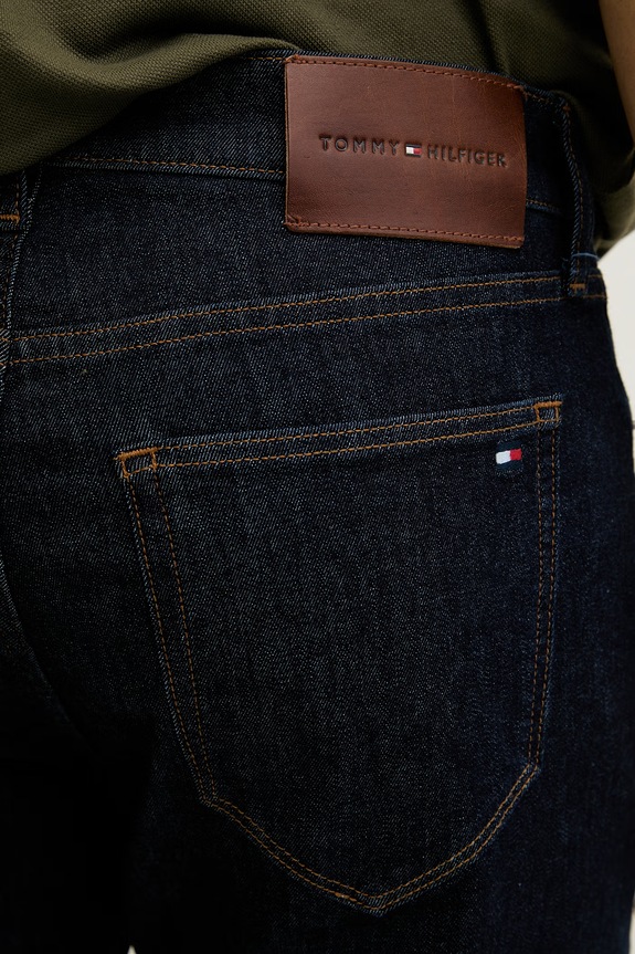 Tommy Hilfiger rifle slim fit pánske tmavomodrá MW0MW42296