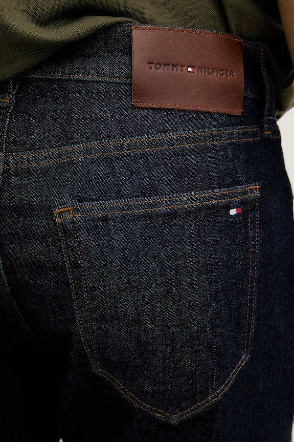 Tommy Hilfiger rifle slim fit pánske tmavomodrá MW0MW42296