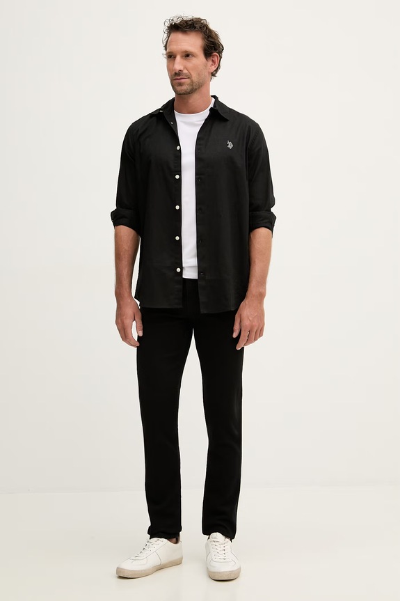 Just Cavalli slim fit traperice za muškarce 80OAB5S0.CDWC5 crna SS26
