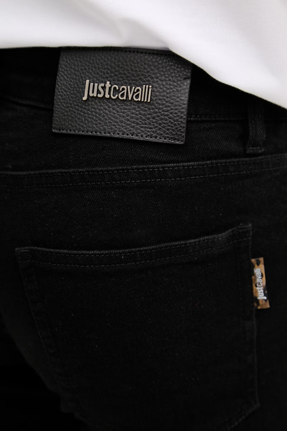 Just Cavalli slim fit traperice za muškarce crna 80OAB5S0.CDWC5