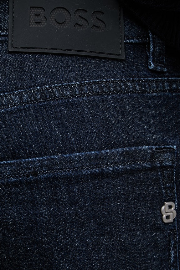 BOSS regularne traperice za muškarce Re.Maine mornarsko plava 50557525