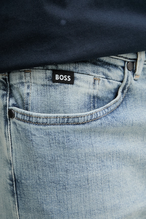 BOSS jeansy męskie OGDEN 50567638 niebieski