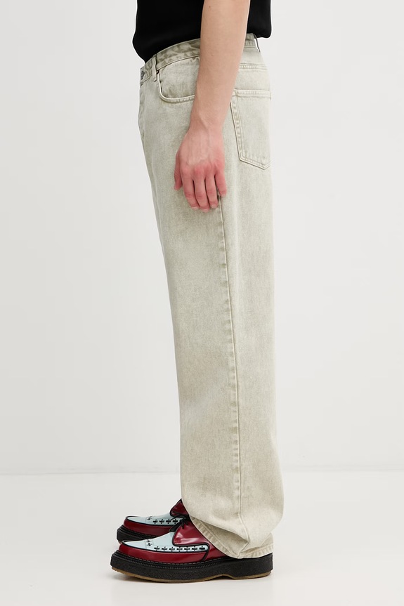 Filling Pieces Denim Pants męskie 412650500136.302 zielony SS26