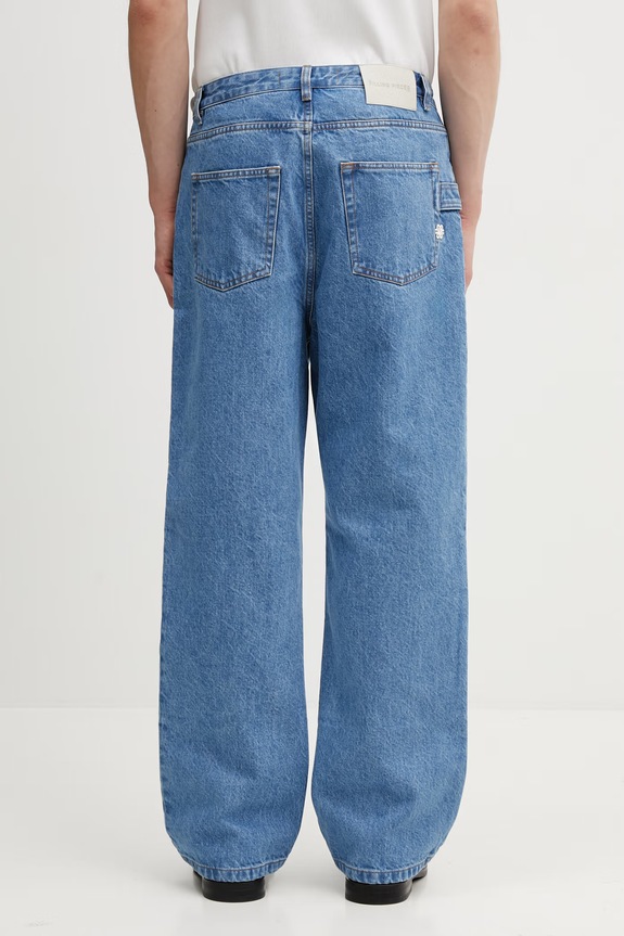 Îmbrăcăminte Filling Pieces Washed blugi relaxed fit pentru bărbați 422550500260.154 albastru