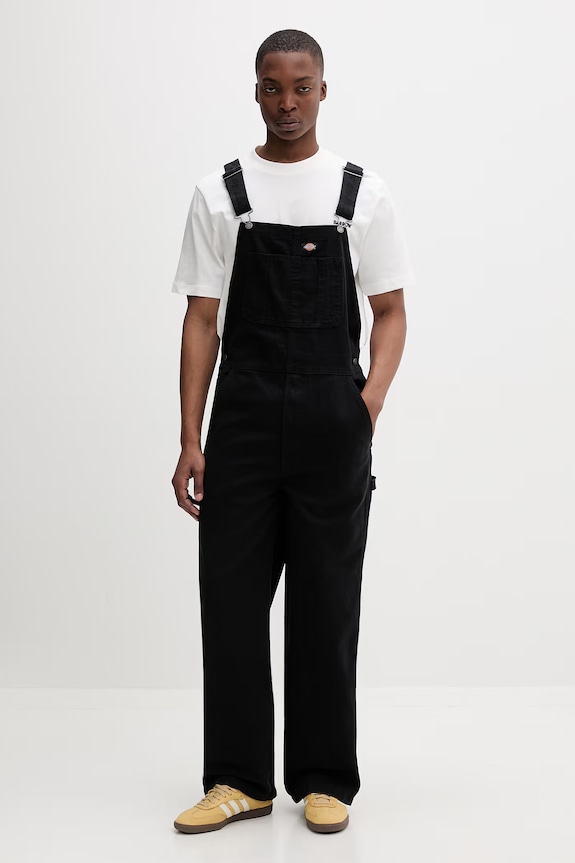 Dickies rifle na traky rifľové pánske čierna DK0A87N6BLK1