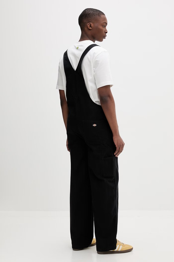 Oblečenie Dickies rifle na traky rifľové pánske DK0A87N6BLK1 čierna