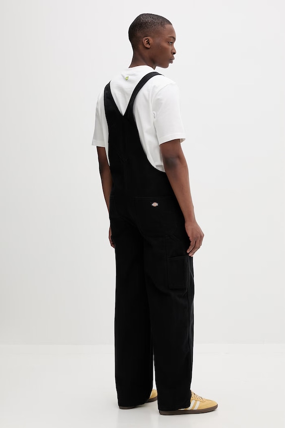 Oblečenie Dickies rifle na traky rifľové pánske DK0A87N6BLK1 čierna